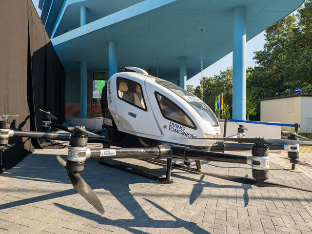 Ehang drone at Living Tomorrow